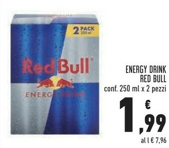 Conad Red bull Energy drink offerta