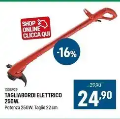 Cfadda Valex - tagliabordi elettrico 250w offerta