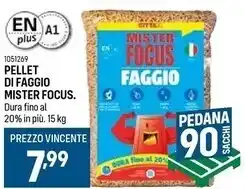 Cfadda Pellet di faggio mister focus offerta