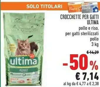 Conad Ultima Crocchette Per Gatti offerta