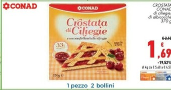 Conad Conad - Crostata Di Ciliegie 370 G(ml) offerta