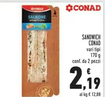 Conad Sandwich offerta