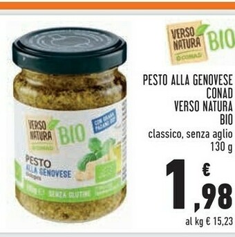 Conad Conad - Pesto Alla Genovese Biologico Verso Natura 130 G(ml) offerta