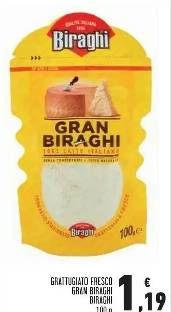 Conad Biraghi Gran Grattugiato Fresco offerta
