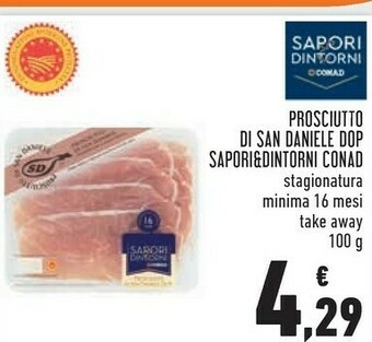 Conad Prosciutto Di San Daniele Dop offerta