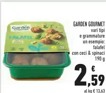 Conad Garden gourmet Falafel Con Ceci & Spinaci offerta