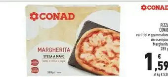Conad Pizza Marghertia offerta