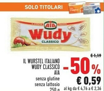 Conad Aia Wudy Classico 250 G(ml) offerta