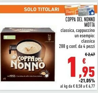 Conad Motta Coppa del Nonno offerta