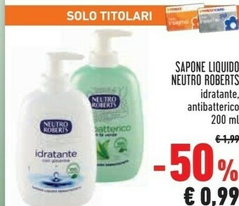 Conad Neutro Roberts Sapone Liquido offerta