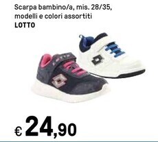 Iper La Grande Lotto scarpa bambino/a offerta
