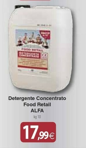 Docks Cash&Carry Alfa Detergente Concentrato Food Retail offerta