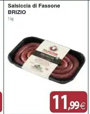 Docks Cash&Carry Brizio Salsiccia Di Fassone offerta