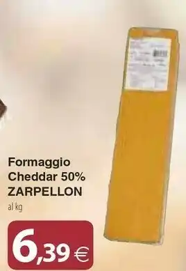 Zarpellon Formaggio Cheddar 50%