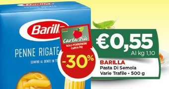 Crai Barilla Pasta offerta