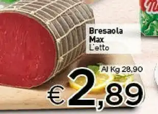 Crai Bresaola Max offerta