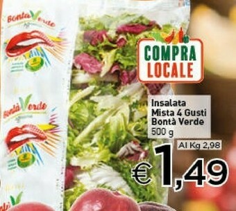 Crai Bontà Verde Insalata Mista offerta