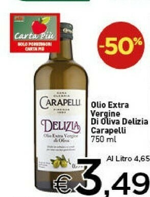 Crai Carapelli Olio extravergine di oliva offerta
