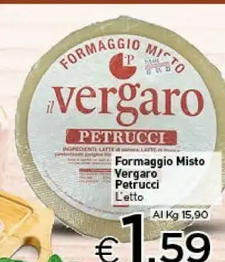 Crai Petrucci Formaggio Misto Vergaro offerta
