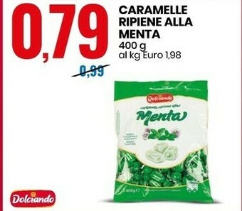 Eurospin Dolciando - Caramelle Ripiene Alla Menta 400 G offerta