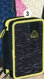 Eurospin Kappa Astuccio 3 Zip offerta