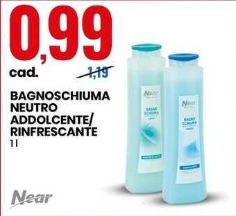 Eurospin Near Bagnoschiuma Neutro Addolcente/ Rinfrescante offerta