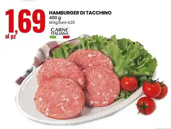 Eurospin Hamburger Di Tacchino 400g offerta