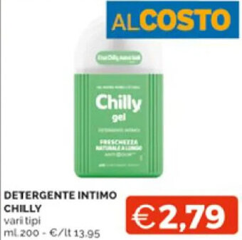 Mercatò DETERGENTE INTIMO CHILLY vari tipi ml 200 offerta