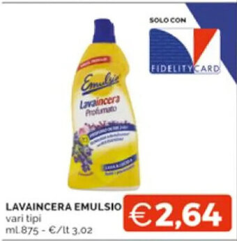 Mercatò LAVAINCERA EMULSIO vari tipi ml.875 offerta