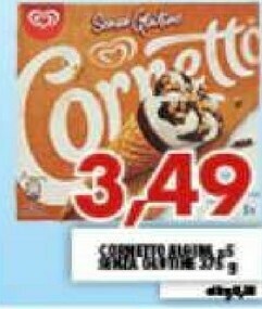 Gros Algida Cornetto Senza Glutine 375 G(ml) offerta