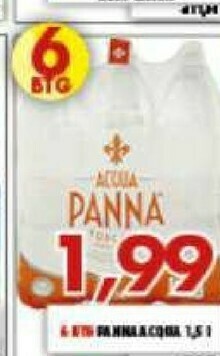 Gros Acqua panna Acqua Minerale Naturale 1500 G(ml) offerta