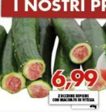 Gros Zucchine Ripiene Con Macinato Di Vitello offerta