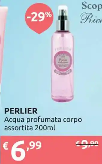 Ipersoap PERLIER Acqua profumata corpo assortita 200ml offerta