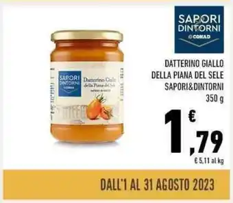 Conad DATTERINO GIALLO DELLA PIANA DEL SELE SAPORI&DINTORNI 350 g offerta