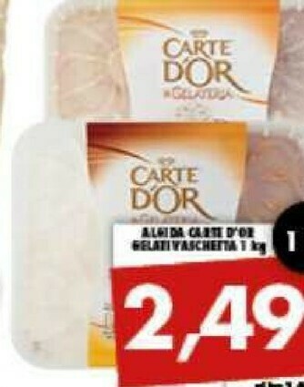 Gros Algida Carte D'Or Caramello offerta