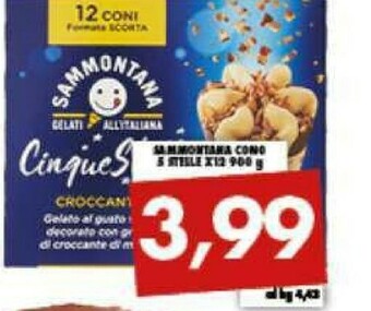 Sammontana Cono 5 Stelle