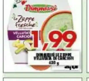 Gros Dimmidisì Le Zuppe Fresche Vellutata Di Carciofi 620 G(ml) offerta