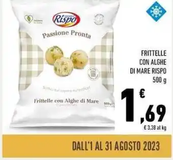 Conad FRITTELLE CON ALGHE DI MARE RISPO 500 g offerta