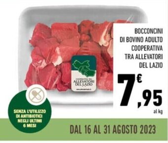 Conad BOCCONCINI DI BOVINO ADULTO COOPERATIVA TRA ALLEVATORI DEL LAZIO offerta