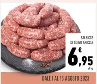 Conad SALSICCE DI SUINO ARICCIA offerta