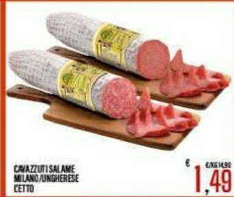 Gros Cavazzuti Salame Milano Ungherese offerta
