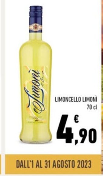 Conad LIMONCELLO LIMONI 70 cl offerta