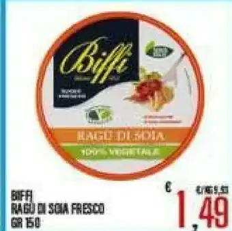 Gros Biffi - Ragù di Soia 100% Vegetale 150 g(ml) offerta