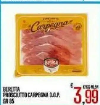 Gros Beretta Prosciutto Carpegna DOP offerta