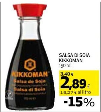 Coop SALSA DI SOIA KIKKOMAN 150 ml offerta