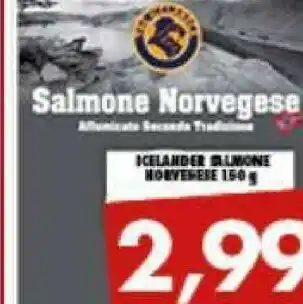 Gros The Icelander - Salmone Affumicato Norvegese Fonte Naturale Di Omega 3 150 G(ml) offerta