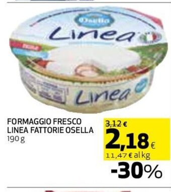 Coop FORMAGGIO FRESCO LINEA FATTORIE OSELLA 190 g offerta