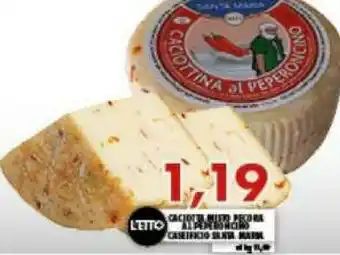 Gros Santa Maria Caciottina Al Peperoncino offerta