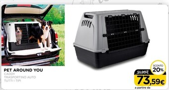 Arcaplanet Pet around you - trasportino caddy auto tutti i tipi offerta
