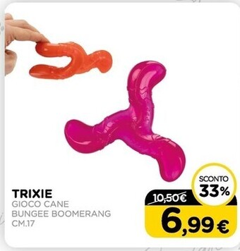 Arcaplanet Trixie - gioco cane bungee boomerang cm.17 offerta